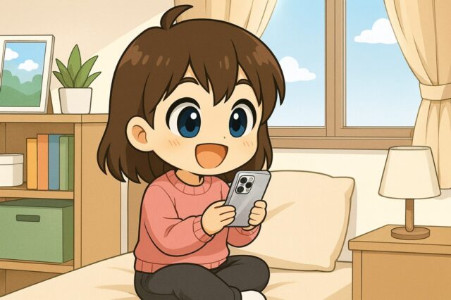 スマホ 女性